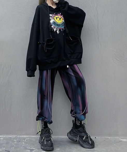 Tie-dye Drawstring Pants